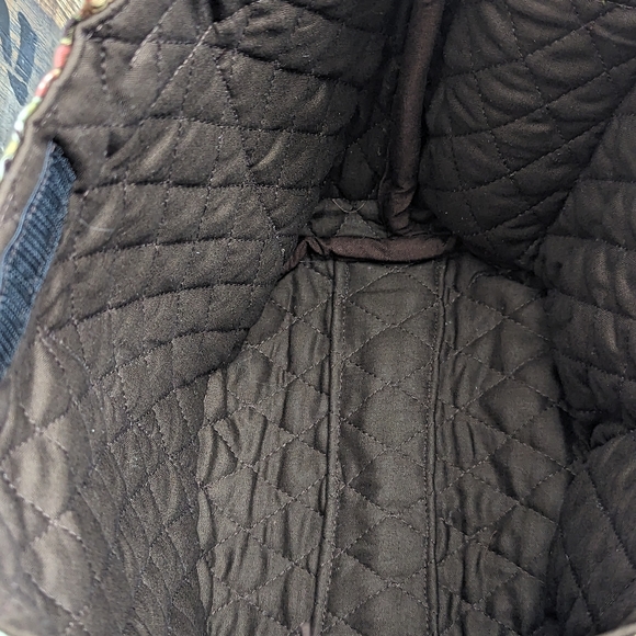 Hand Crafted Bingo/Tote Bag Beautiful Leaf Pattern 100% Cotton - Picture 6 of 7